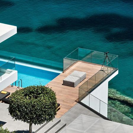 Beachfront Villa In Crete - Epavli Luxury Villa Айя-Пелагія Екстер'єр фото